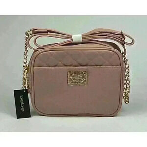 NEW! Bebe Women's Hazel Rhinestone Square Crossbody Bag NWT $78